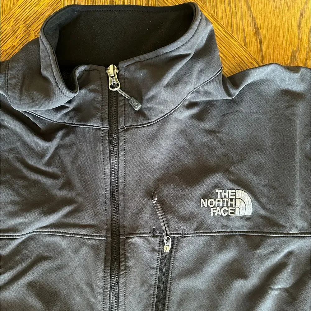 North Face TNF Apex Softshell Jacket Black Men's XL